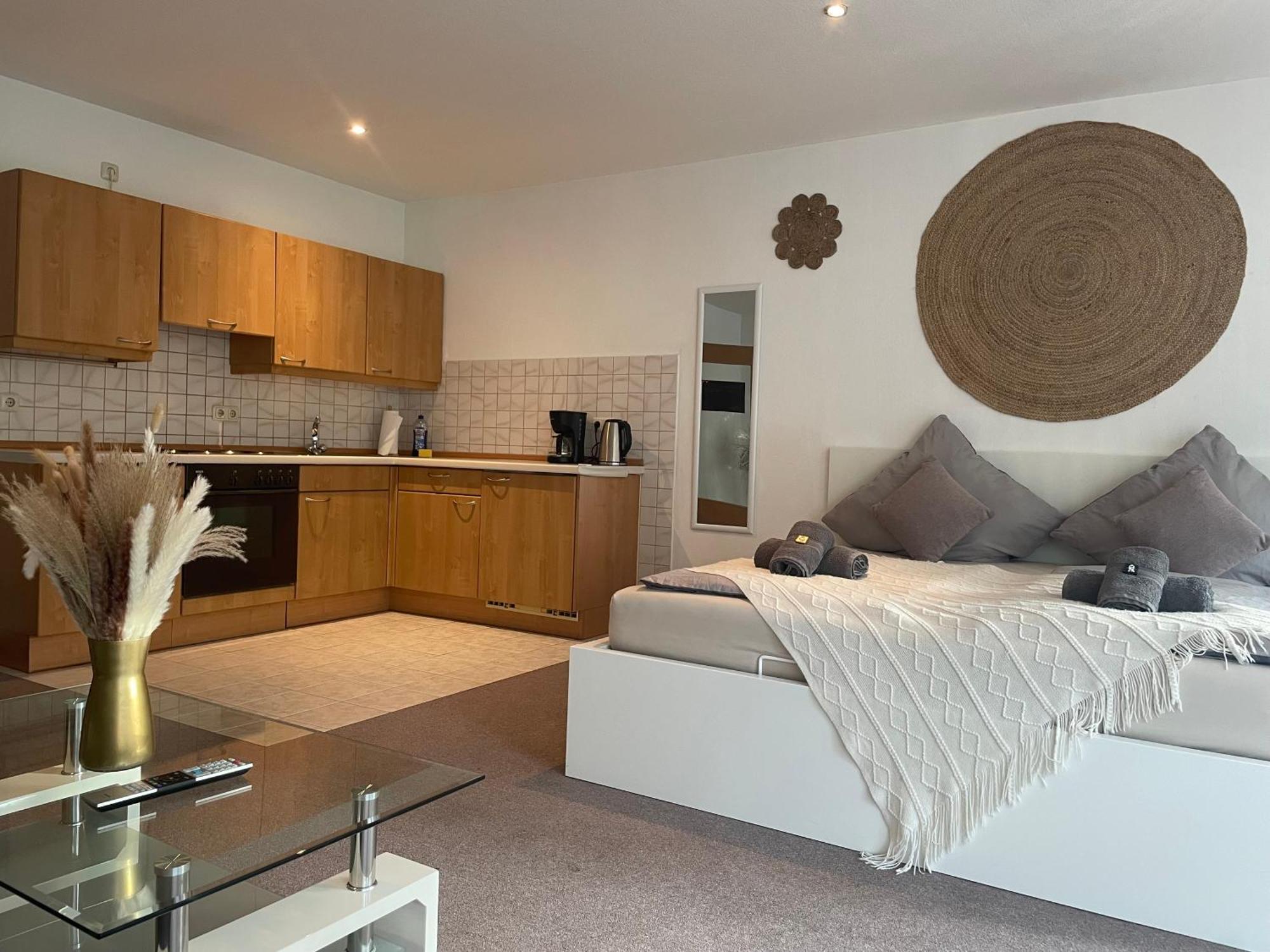 Kingsize Bett Boho Apartment Mit Tiefgarage Naehe Salzburg Фрайлассінг Екстер'єр фото